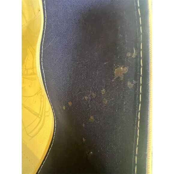 Vintage LL Bean Boat and Tote Bag Nautical‎ Sailing Design cream large - Picture 11 of 12